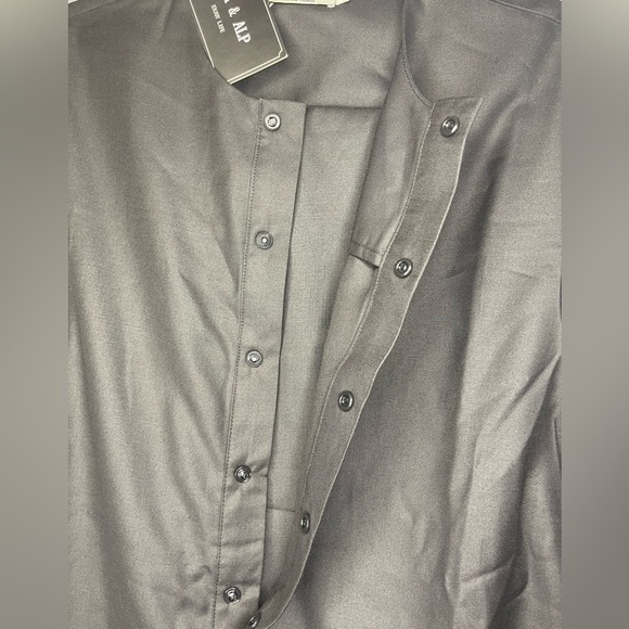 SEA&ALP African Dashiki Men’s Suit Small Black Summer Beachwear New - Picture 9 of 16